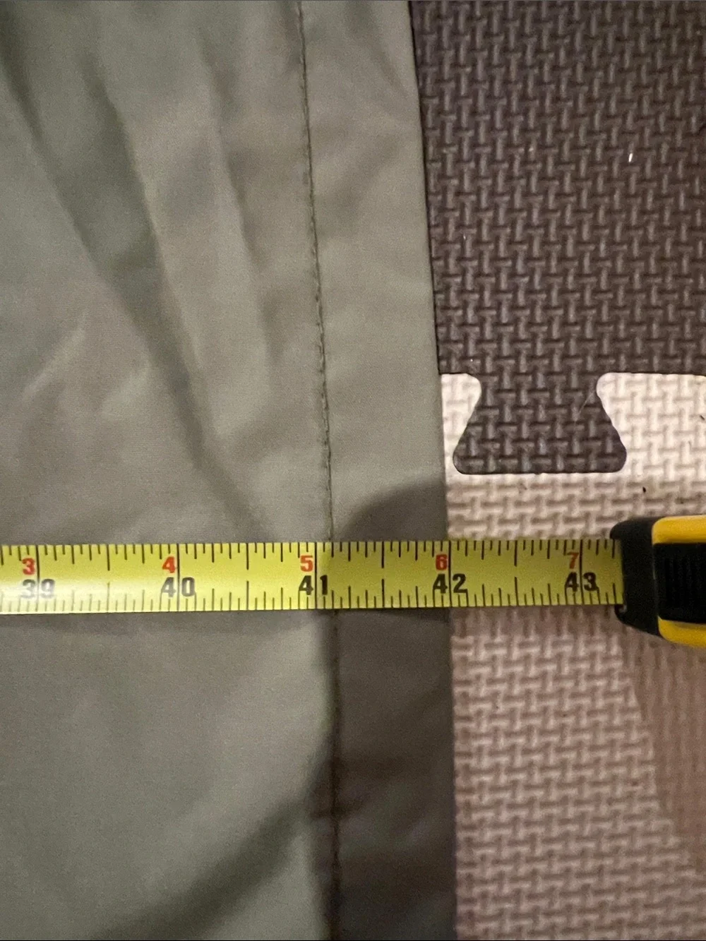 Olive Green Grommet Shower Curtain Panel